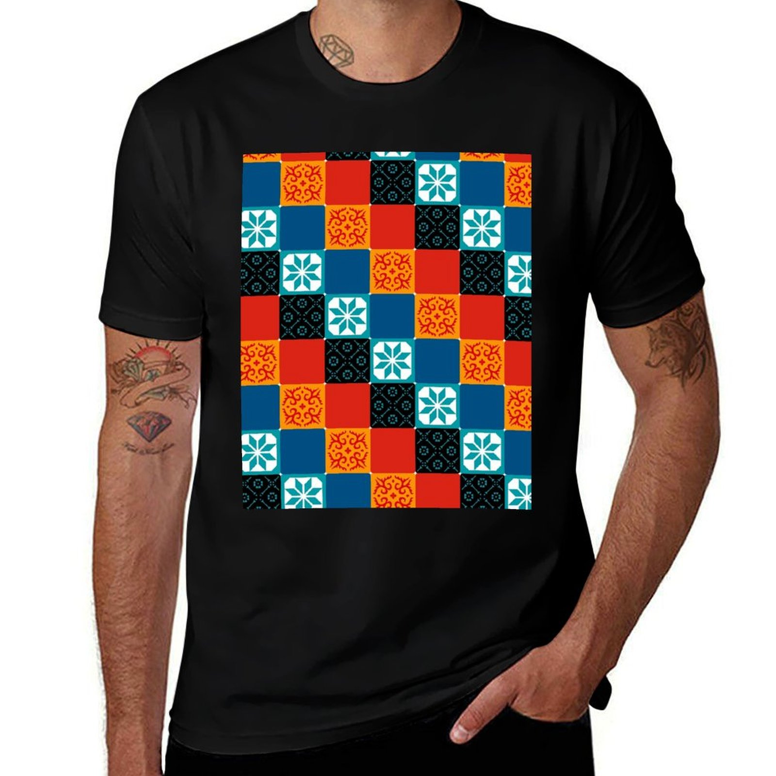 Board Game Azul - Футболка Azul Board Games Tiles, городская