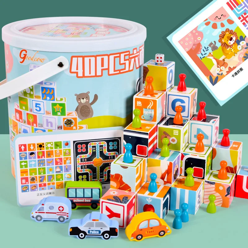 Board Game Education - 3D-доска для шахмат из дерева, развивающие
