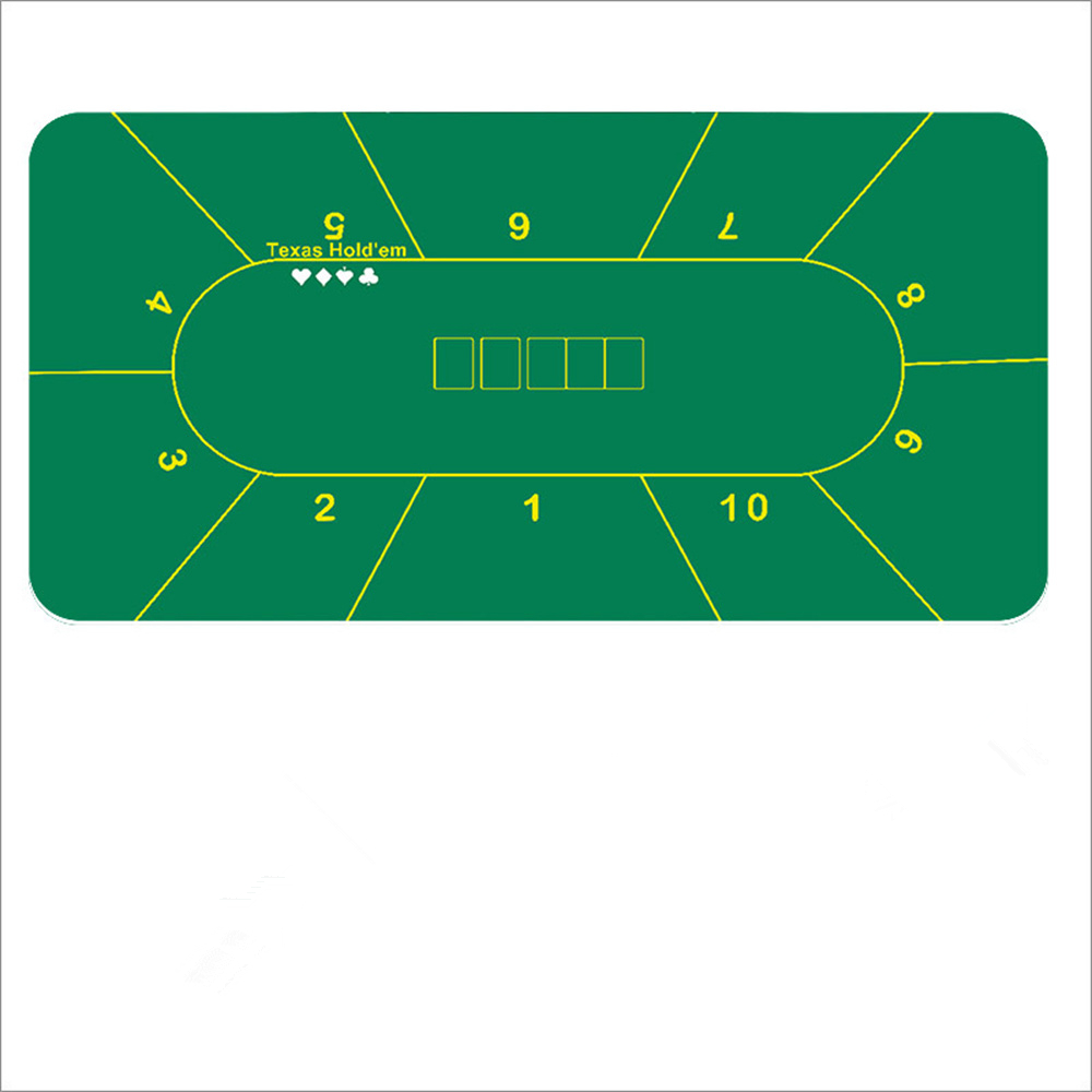 Board Game With Chips - Противоскользящий резиновый коврик для казино, утолщенный,