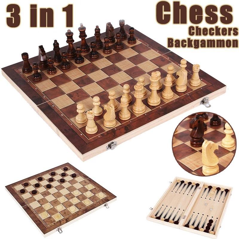 Шахматная доска 3 в 1, складна – обзор и цена Board Game Vantage