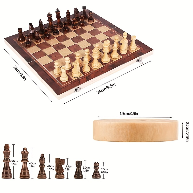 Шахматная доска 3 в 1, складна – обзор и цена Board Game Vantage