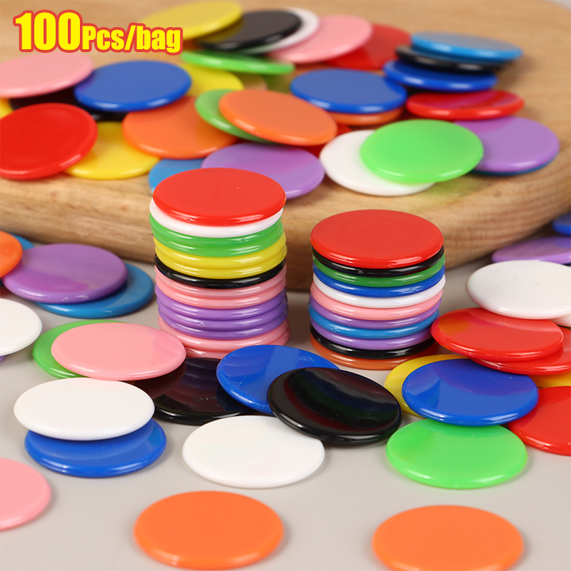 100 шт. 25 мм Монтессори обуча – обзор и цена Board Game With Chips