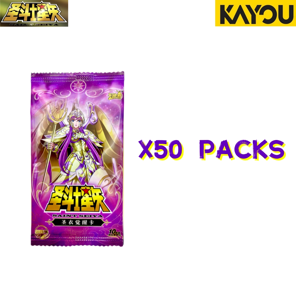 Карты Kayou Saint Seiya, 50 уп – обзор и цена Board Game Box