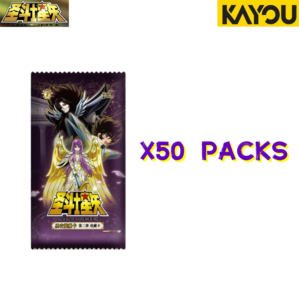 Карты Kayou Saint Seiya, 50 уп – обзор и цена Board Game Box