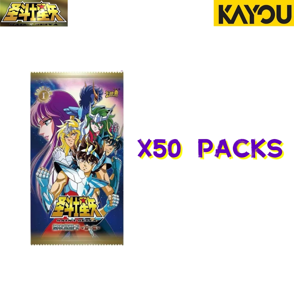Карты Kayou Saint Seiya, 50 уп – обзор и цена Board Game Box